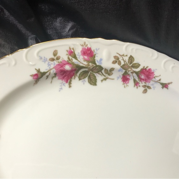 Royal Rose Fine China Japan Vegetable Oval
Serving Platter Pink Floral Gold Trim - Picture 8 of 9
